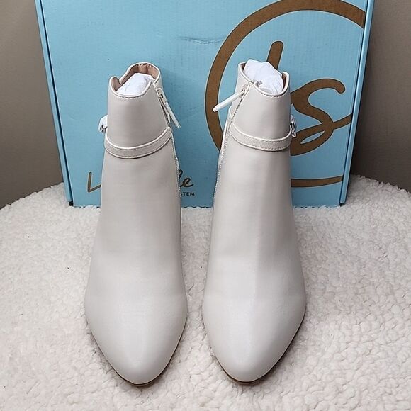 New Life Stride Guild Ankle Bootie Color Bone Size 7 Wide - Picture 2 of 8